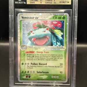 Venusaur ex 112/112 Holo – BGS 9.5 Gem Mint – Pokémon EX FireRed & LeafGreen (2004)