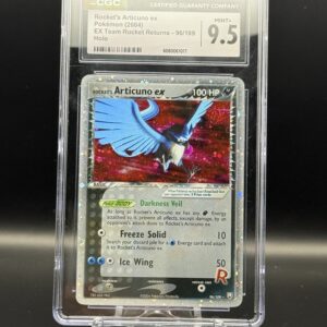 Rocket’s Articuno ex 96/109 Holo – CGC 9.5 Mint+ – Pokémon EX Team Rocket Returns (2004)