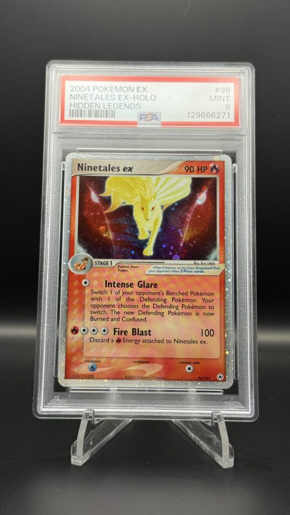 ninetales pokemon card value - ex 186/165 - Pokemon 151 - Full Art Ultra Rare [1R] Explosive Fireball (10+) Discard all Fire Energy attached to this Pokemon 1999 Pokemon Base Set 1st