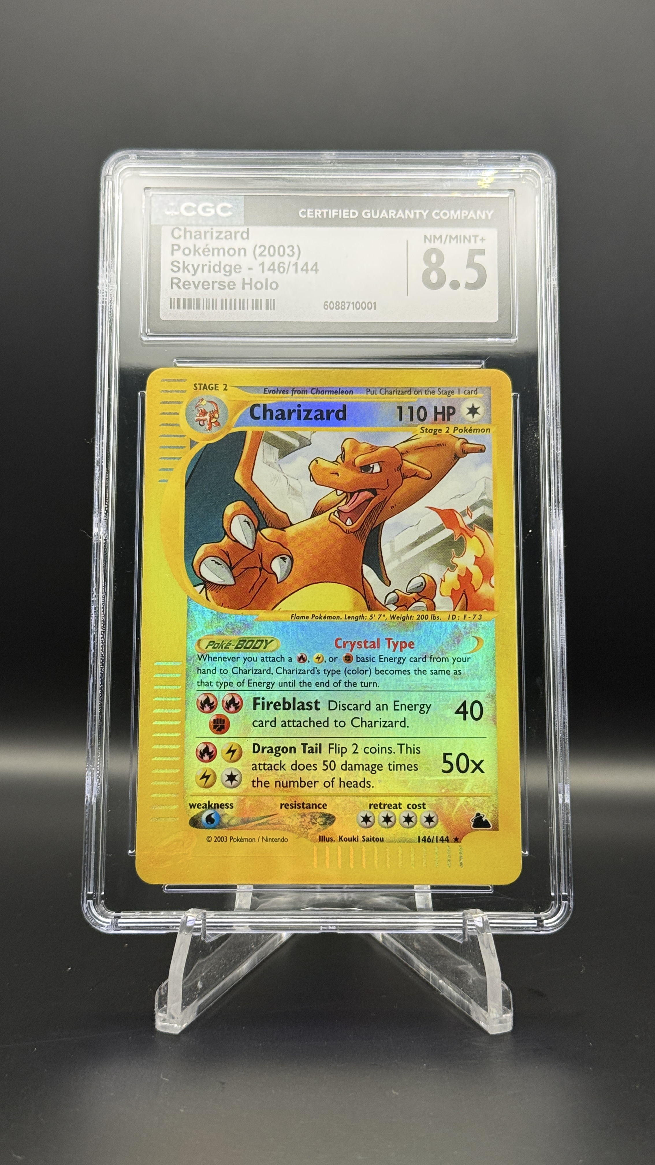Crystal Charizard CGC 8.5
