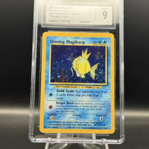 Shining Magikarp 66/64 Double Holo Error – CGC 9 Mint – Pokémon Neo Revelation (2001)