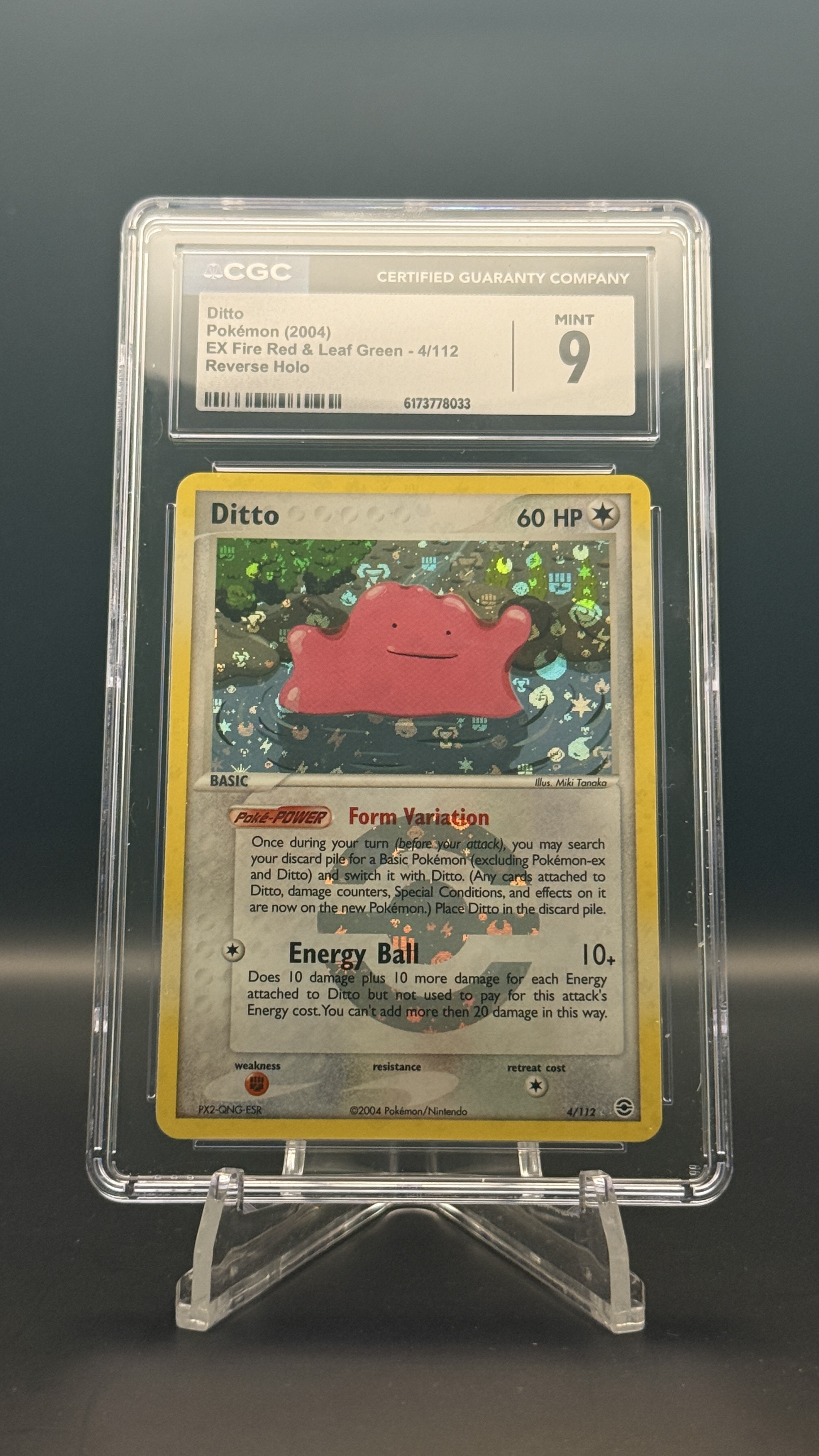 Ditto 4/112 Reverse Holo CGC 9 | EX FireRed & LeafGreen
