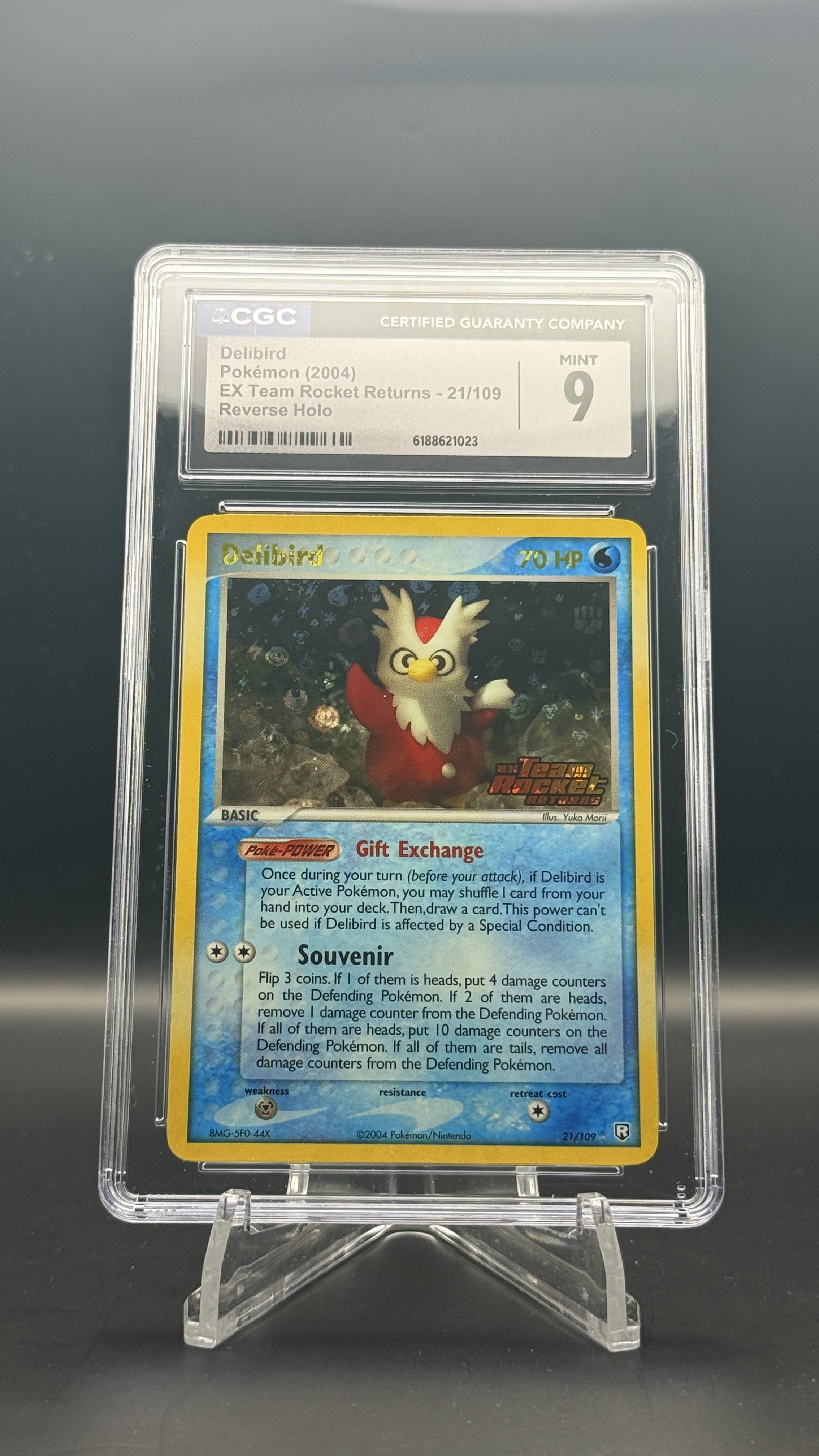 Delibird 21/109 Reverse Holo CGC 9
