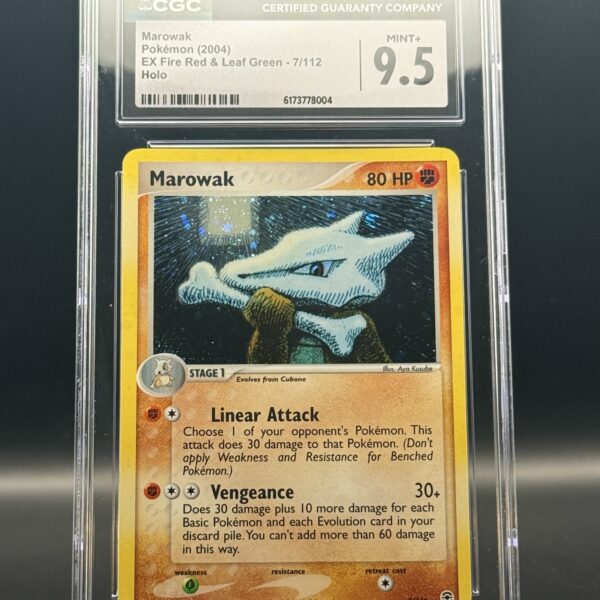 Marowak 7/112 Holo CGC 9.5 | EX FireRed & LeafGreen 2004
