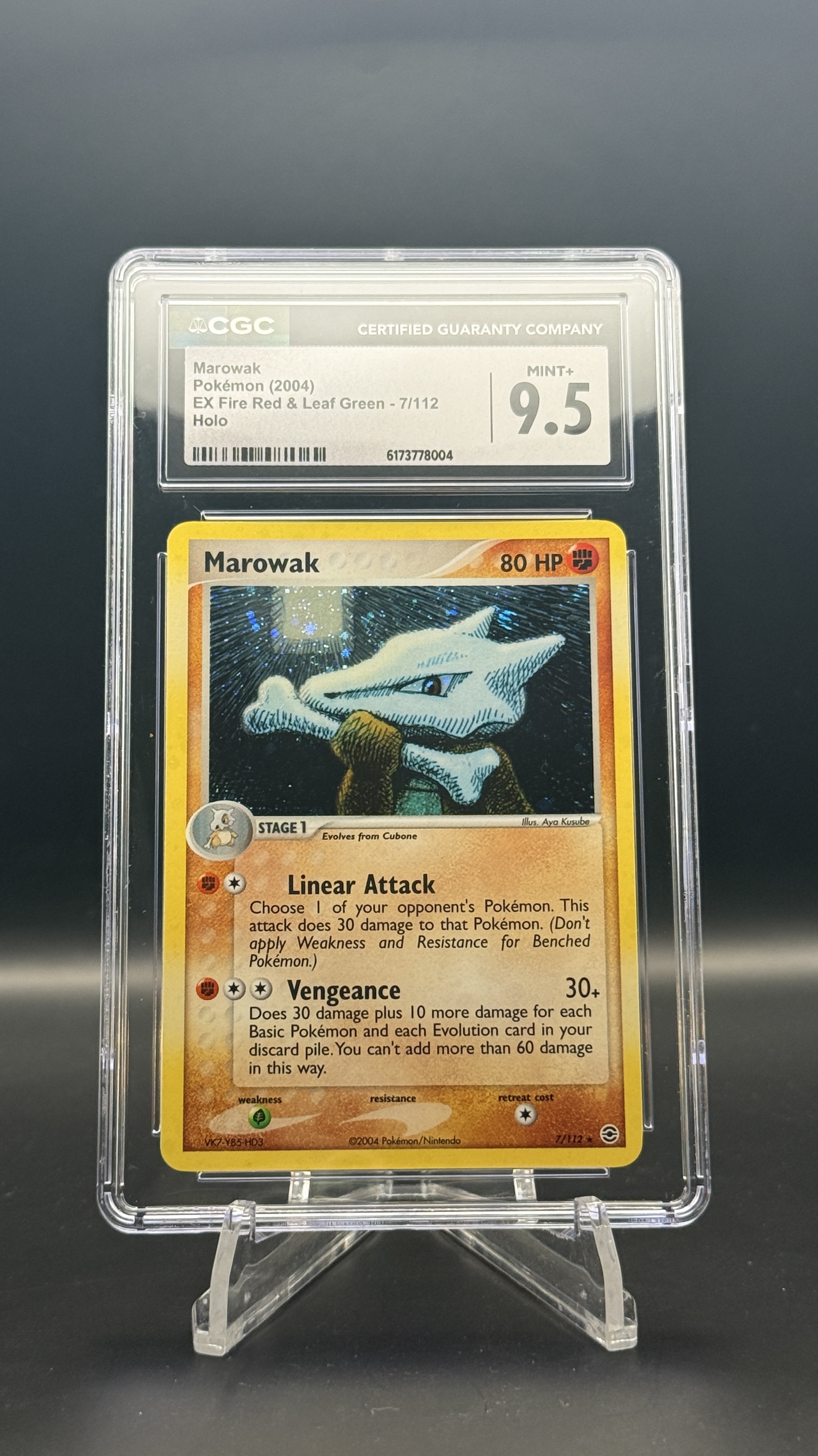 Marowak 7/112 Holo CGC 9.5 | EX FireRed & LeafGreen 2004